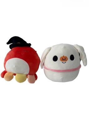 Squishmallows KellyToy Pair of Halloween Small 8” Stuffed Animals Plush